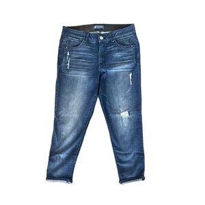 Democracy Indigo Cropped Jeans